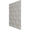 Ekena Millwork 19 5/8in. W x 19 5/8in. H Delfina EnduraWall Decorative 3D Wall Panel Covers 2.67 Sq. Ft. WP20X20DLGBW - alternate 2
